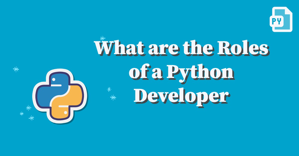 What are The Roles of a Python Developer?