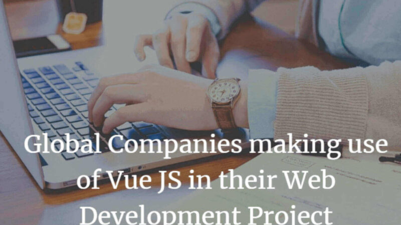 Global Companies making use of Vue JS in their Web Development Project