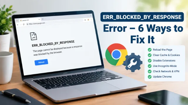 ERR_BLOCKED_BY_RESPONSE Error – 6 Ways to Fix It